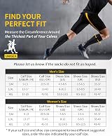 Cambivo Compression Socks 2 Pairs Men Women Flight Running Calf Ankle Support view 2