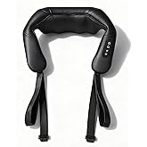 LEERCON Neck Massager with Heat, Electric Shiatsu Back Massager,Cordless Portable Shoulder Massage for Neck, Shoulder, Leg Pain Relief,Gifts for Dad Mom