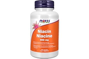 NOW Supplements, Niacin (Vitamin B-3) 500 mg, Essential B-Group Vitamin, Nutritional Health, 100 Capsules