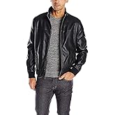Tommy Hilfiger Men's Faux Leather Bomber Jacket