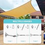 HOMPER Sun Shade Sail Fixing Kit 304 Stainless Steel Hardware Set view 6