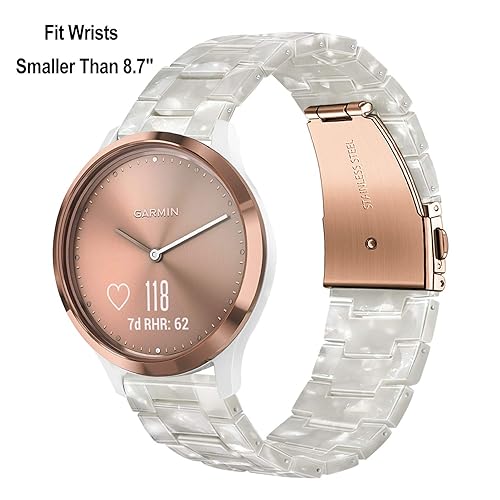 TRUMiRR for Vivomove HR/Vivoactive Women Watchband, Pearl