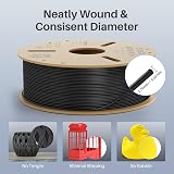 ELEGOO Rapid PLA Plus Filament 1.75mm Black 1kg High Speed 600mm/s view 4