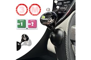 ZERIKWON Aromatherapy | Car Joystick Push Start Button Cover, Metal Push to Start Accessories, Car Starter Engine Start Stop Button Cover, Cool Car Accessories Interior Decor Push to Start Button Rocker,Black