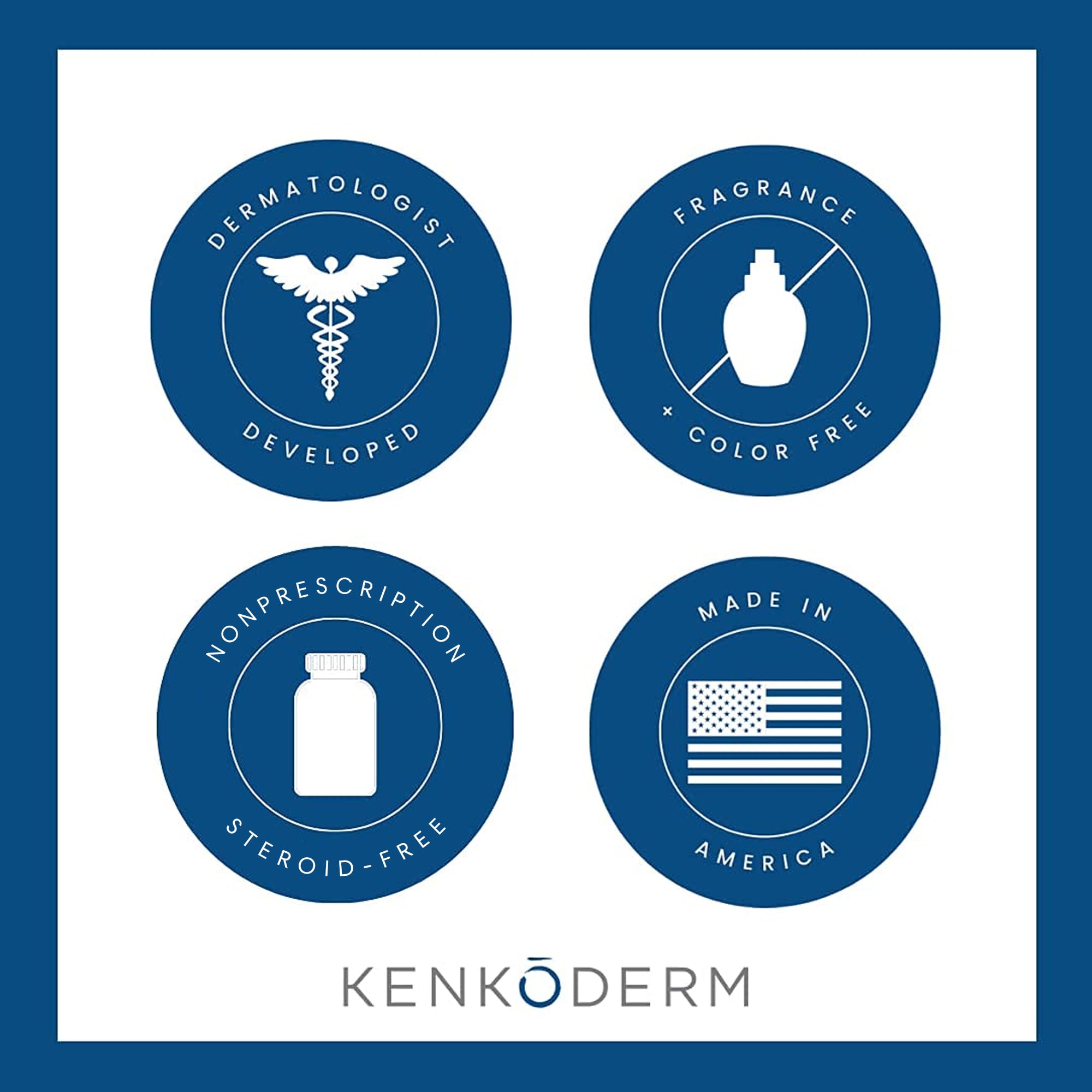 Kenkoderm Psoriasis Dead Sea Mud Soap with Argan Oil & Shea Butter, Natural Exfoliating Body & Face Cleanser for Sensitive Skin, Fragrance & Color-Free, 4.25 Ounce, 1 Bar