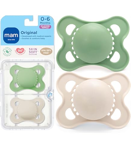 Mam - Chupón Original Mate para bebé, con Forma de pezón Que Ayuda