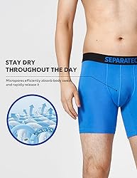 Separatec Men's Underwear Breathable Rayon Made
