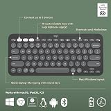 Logitech Pebble Keys 2 K380s Multi-Device Bluetooth Keyboard UK QWERTY Graphite view 7