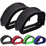 Outgeek 1 Pair Bike Pedal Straps Pedal Toe Clips Straps Tape for Fixed Gear Bike