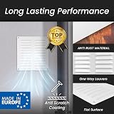 Repa Market 10 x 7.5 in White Steel Air Vent Cover with Insect Screen view 3