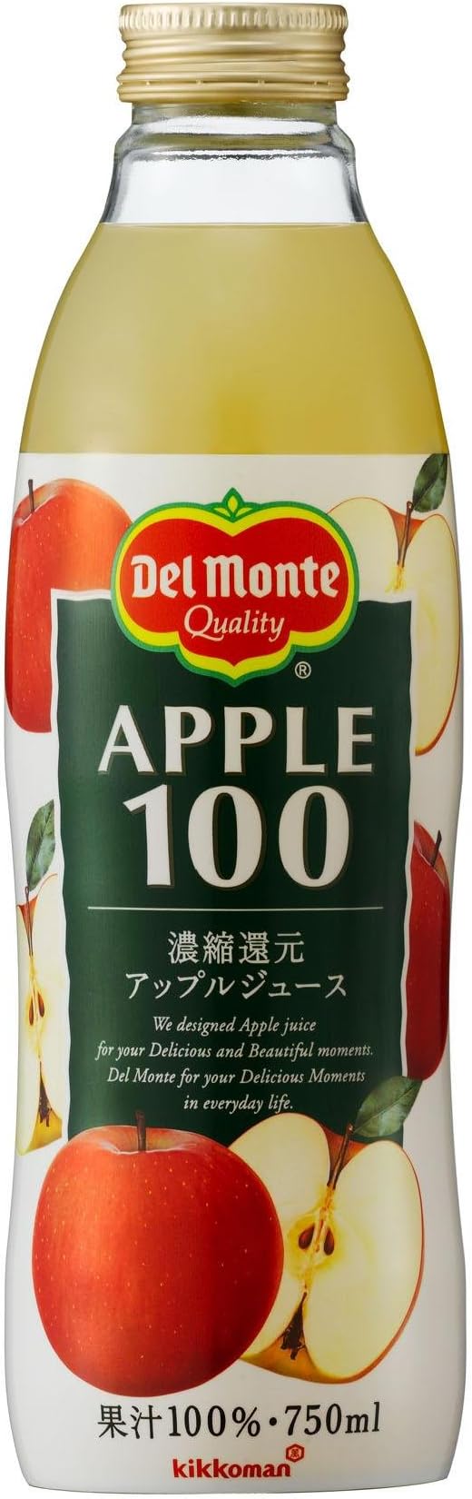 Amazon デルモンテ アップル 100 750ml 6本 キッコーマン飲料 デルモンテ 食品 飲料 お酒 通販
