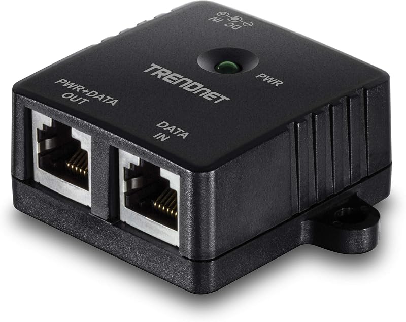 TRENDnet TPE-113GI Gigabit PoE Injector 100M Auto-MDIX IEEE 802.3af 15.4W