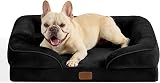 Bedsure Medium Dog Sofa Bed Orthopedic with Removable Zipper Cover 71x58x16cm