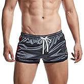 AIMPACT Mens Running Shorts Breathing Workout Gym Booty Short Shorts
