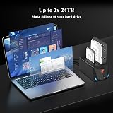FIDECO USB 3.2 Gen 1 Dual Bay 2.5/3.5 inch SATA HDD SSD Docking Station Offline view 7