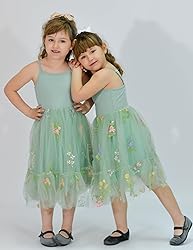 Arshiner Toddler Girl Tulle Dress Sage Green Tutu