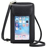 FALAN MULE Small Cell Phone Crossbody Bag Purse for Women, PU Leather Wallet Purse…