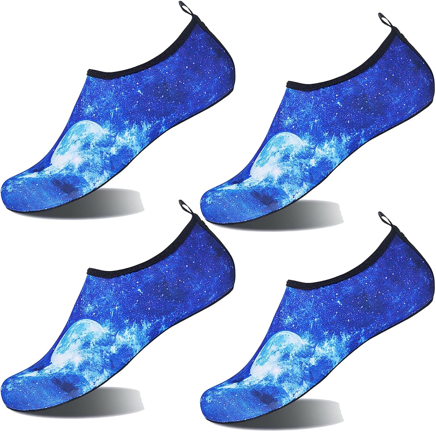 Dasica 2 Pairs Aqua Socks Outdoor Beach Swim Socks Men Women Water
