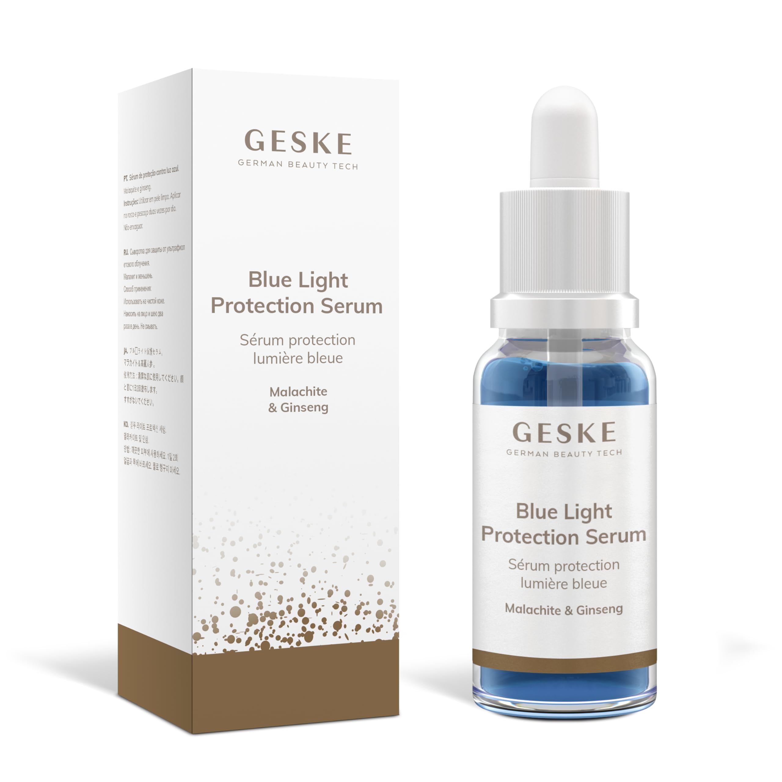 GESKE | Blue Light Protection Serum | Protection against digital skin aging during computer work | combats pigment spots | Vegan | without animal testing | Complements GESKE SmartAppGuided™ Devices