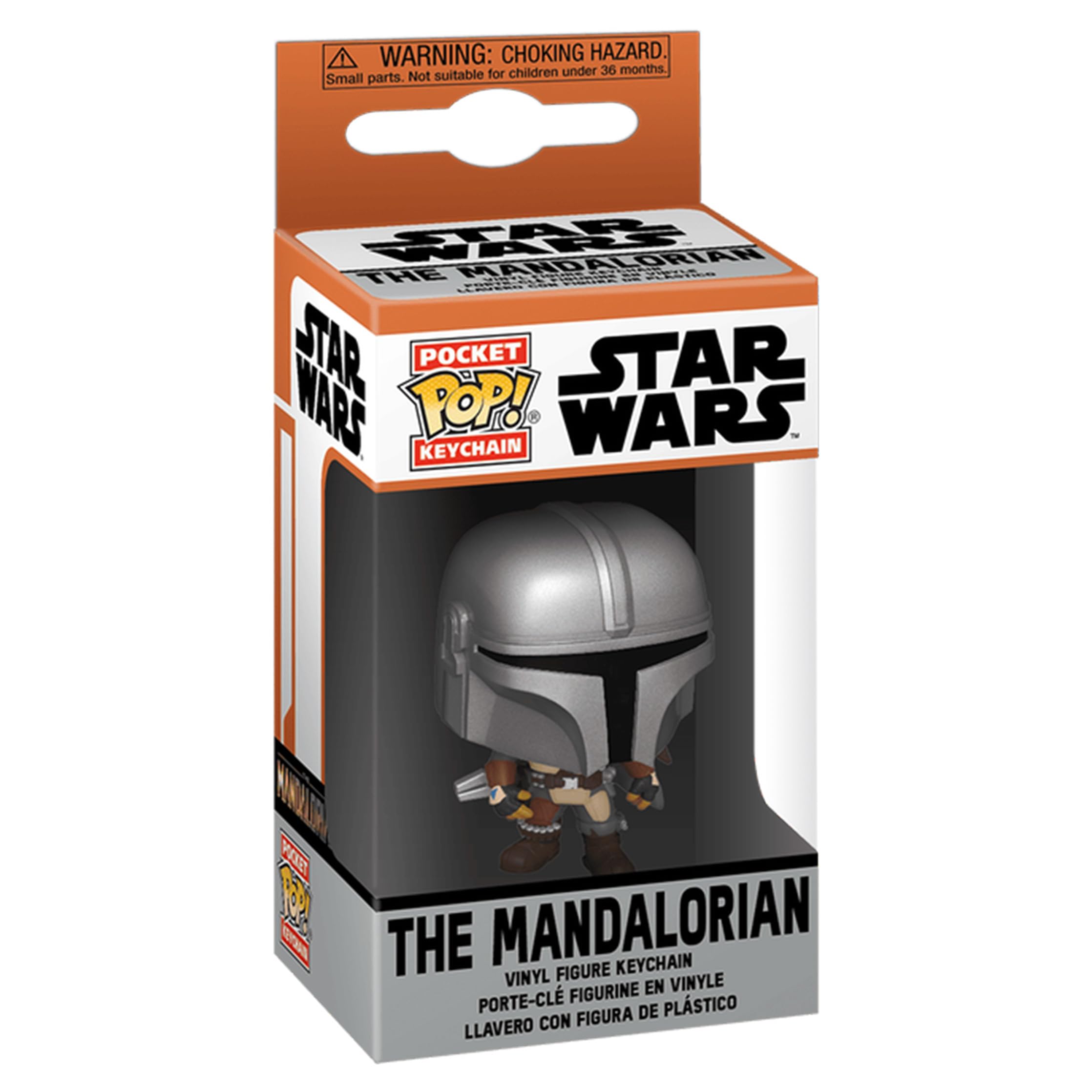 Funko POP! Keychain: Star Wars: the Mandalorian - Peach Novelty Keyring - Collectable Mini Figure - Stocking Filler - Gift Idea - Official Merchandise - TV Fans - Backpack Decor