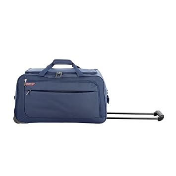 Safari Blaze Polyester 65 cms Blue Rolling Duffel Bag