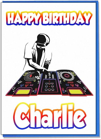 Ak Giftshop Gepersonaliseerde Dj Dnb Mixer Verjaardagskaart Elke Naam Leeftijd Relatief Amazon Nl Kantoorproducten Verjaardagskaart Dj
