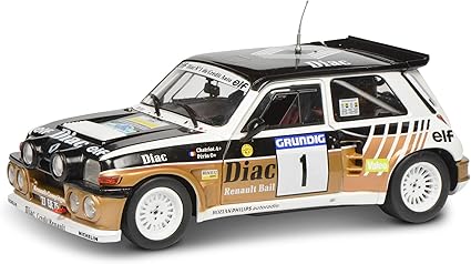 Amazon Com Solido S1804705 1 18 1986 Renault 5 Mxi Rallye Du Var Toys Games