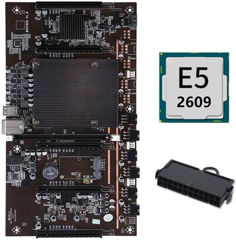 CIWEI BTCX79 Mining Motherboard E5 2609 CPU LGA 2011 DDR3 3060 3070 3080 GPU