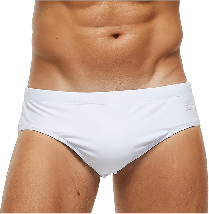 Männer Badehose Slips Wettkampf Schwimmhose kurz eng Jungen Herren