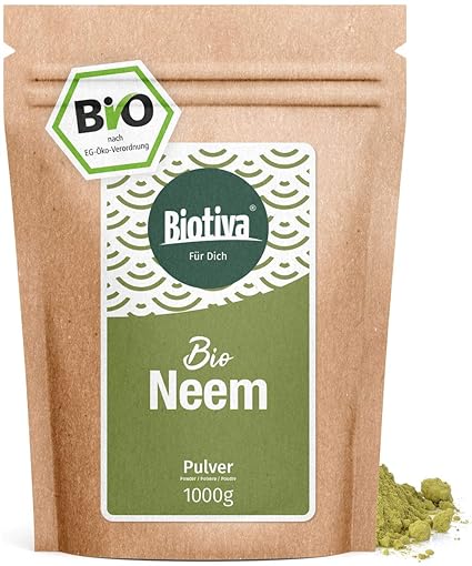Neem-Pulver Bio 100g - Azadirachta Indica - Neembaum - Niembaum - Ayurveda Nahrungsergänzung - Bio-Qualität - Abgefüllt und k