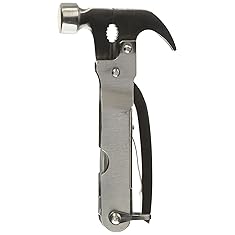 Kikkerland CD502 Multi Function Hammer Tool with Pouch 