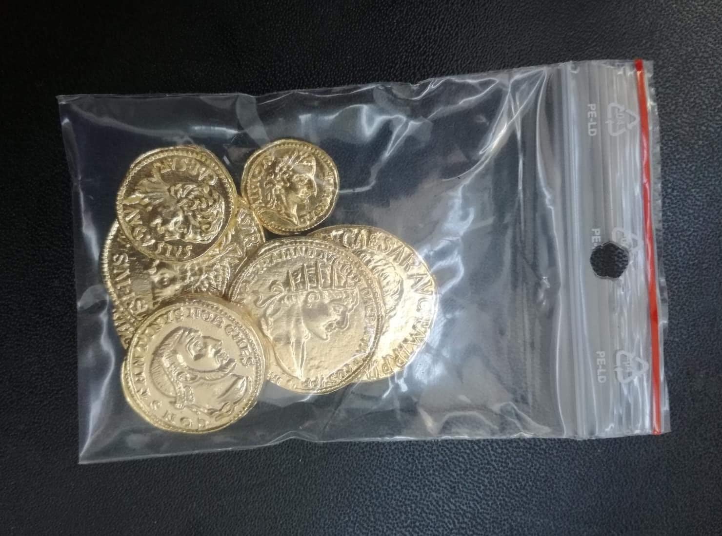 Ancient Roman Coins gold plated - 8 pieces SET-Artisanal reproduction - Image 5