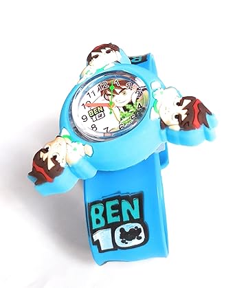 S S Traders - Cute Blue Fidget Spinner Analog Watch for Boys-Good Gift for Kids