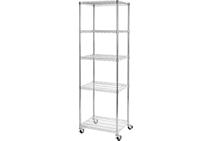 Seville Classics UltraDurable Heavy Duty NSF Solid Steel Wire Rack Storage Unit Organizer for Garage, Warehouse, Office, Rest