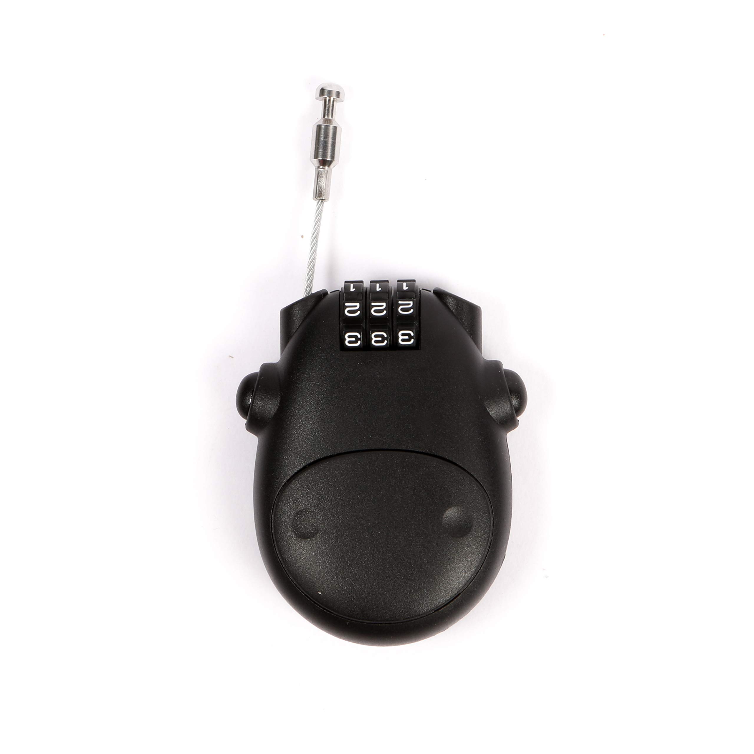 EpicTraveller Ski Lock - 3-Dial Combination Lock the Smartest Safety Lock on the Market, Set Lock Resettable Combonation Padlock, Luggage Lock, Lightweight, Easy to Carry in Pocket Black