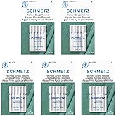 SCHMETZ Microtex Sharp Sewing Machine Needles - Quilting & Topstitching Supplies, Size 90/14, 5-Needle Card, Pack of 5