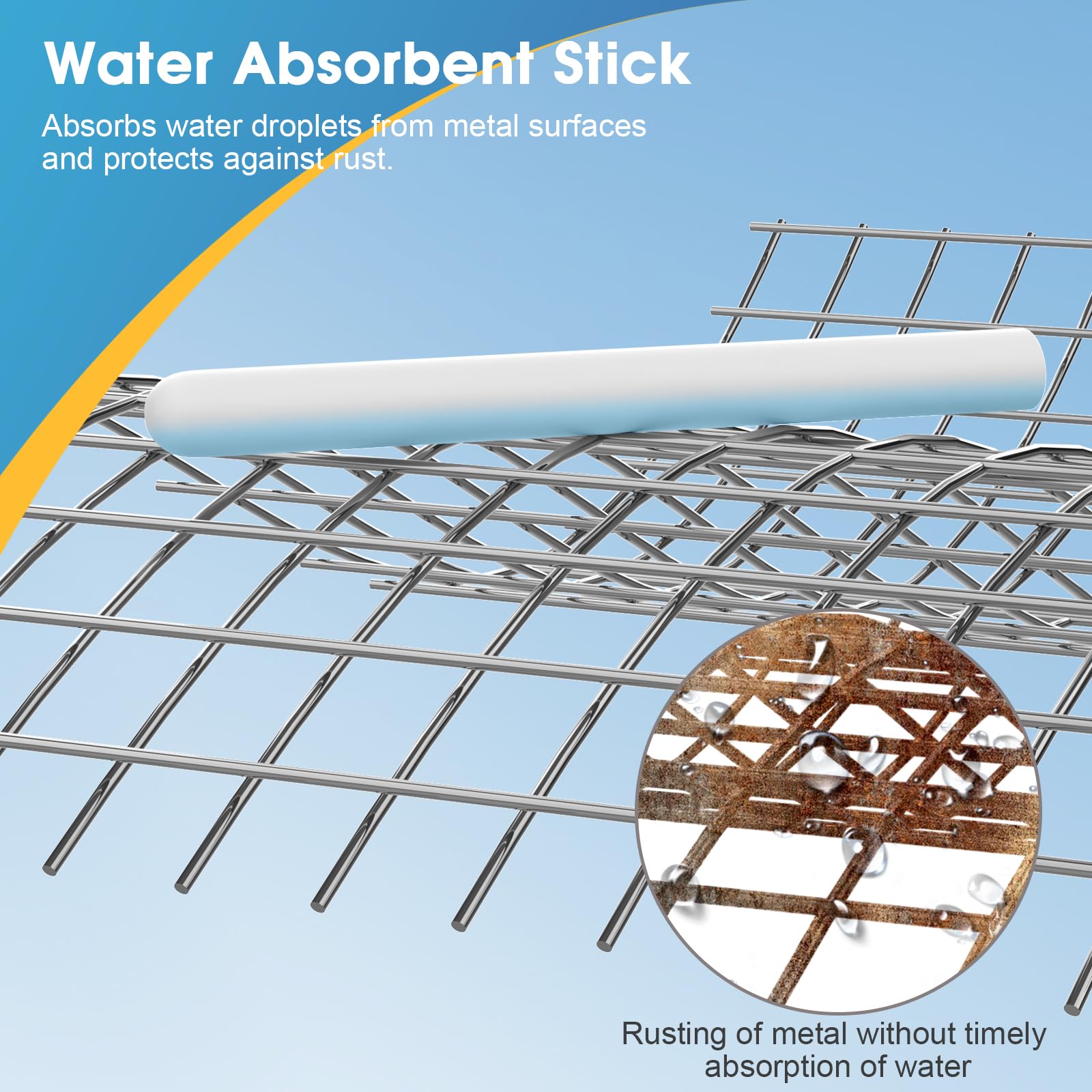 NUHUi Drying Stick Rod for Toys Deodorization Absorption Dryer Rod Desiccant Keep Dry Stick Gift Reusable,Moisture-Proof Clothing Glass Dehumidifier Reduce Rust 5Pcs