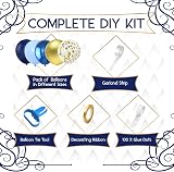 FlixCart Blue Balloons Arch Kit 101 Pcs Navy Gold DIY Garland Kit view 7