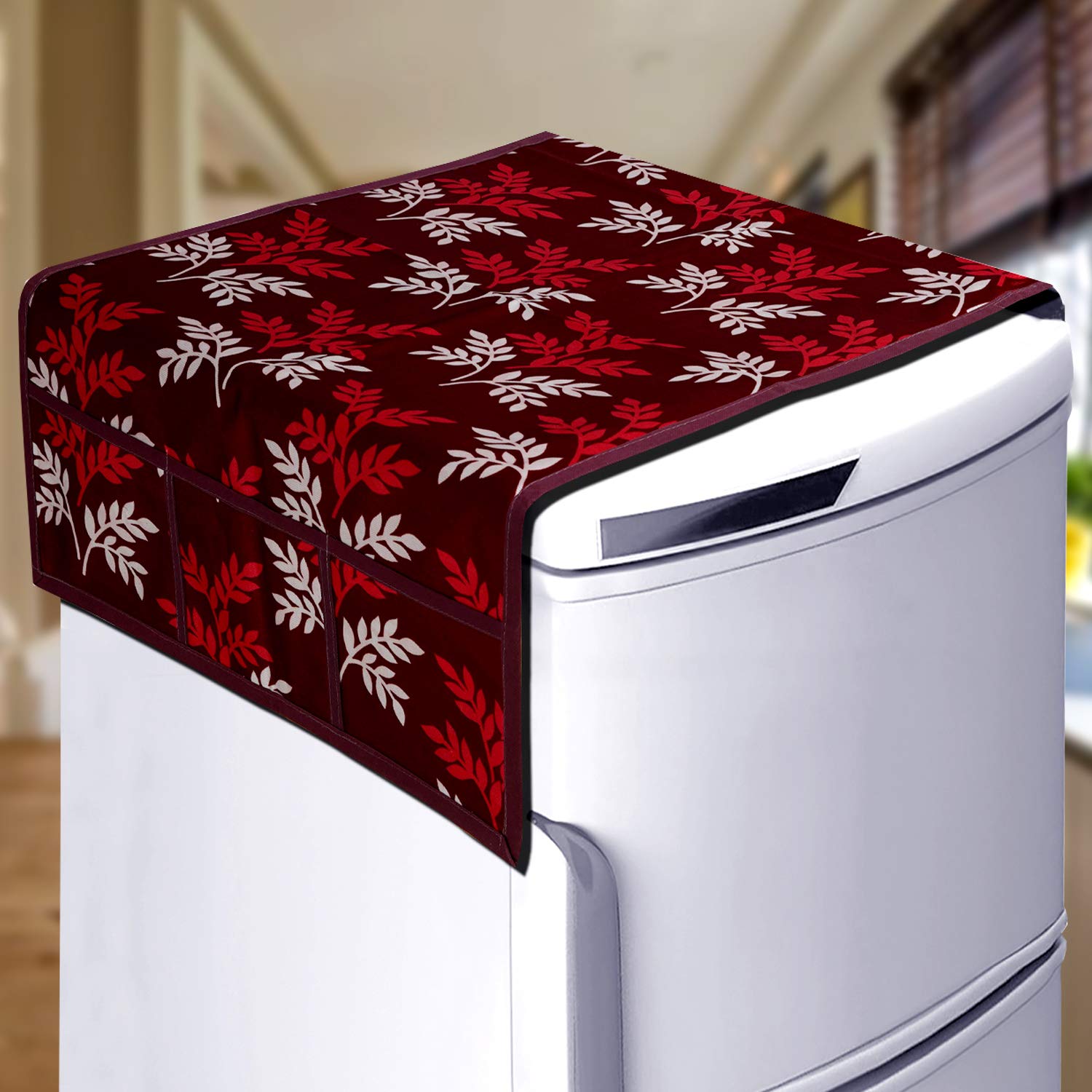 KANUSHI Industries® Fridge Cover for Top/Refrigerator Cover (Color