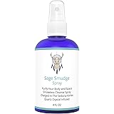 White Sage Smudge Spray For Cleansing And Clearing Energy (4 oz) - Liquid Blend Alternative To Incense, Sticks Or Bundles - Pure Essential Oil Ingredients - Handmade In Sedona With Crystals Infused