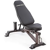 Steelbody Deluxe Utility Weight Bench for Home Gym Weightlifting and Strength Training