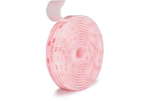 NDCADHESIVE Dual Lock SJ3560 Made of 3M Heavy Duty Reclosable Fastener 1/2" x 7.5Ft Industrial Strength Mounting Strips Self Mating Interlocking Hook with Strong Adhesive for Indoor Outdoor Home Office Deco
