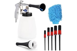 CPROSP Tornado Black Car Cleaning Gun, High Pressure Car Cleaning Gun Jet Cleaner Interior