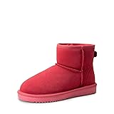 DREAM PAIRS Snow Boots for Women Genuine Suede Faux
