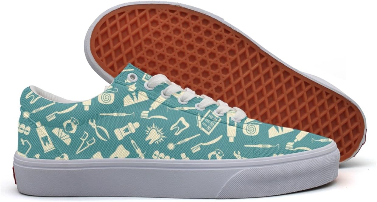 SERXO The Theme Of Dentistry Women¡s Casual Shoes Sneakers Flat Slip On Cute Original