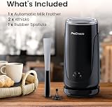 Pro Breeze 4-in-1 Electric Milk Frother 240ml Hot Cold Foam Warmer view 7
