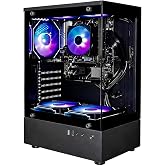 Olialia Prebuilt Gaming PC, Ryzen 5 5600GT, 64GB RAM, 2TB PCIe SSD | Ideal for Gaming, Remote Work, Programming, 600W Power, Software-Controlled ARGB Lighting Fans, WiFi 6, Windows 11 Home