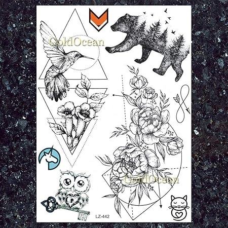 Yyoutop Nouvelle Illustration Black Fox Wolf Tatouages