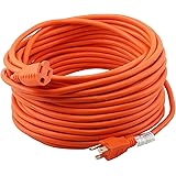 Epicord 16/3 Extension Cord Outdoor Extension Cord (100 ft) Orange heavy duty extension cord