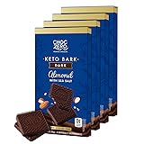ChocZero Keto Bark, Dark Chocolate Almonds with Sea